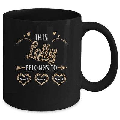 Personalized This Lolly Belongs To Custom Lolly Kids Name Leopard Mothers Day Birthday Christmas Mug | siriusteestore