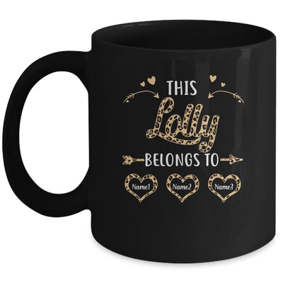 Personalized This Lolly Belongs To Custom Lolly Kids Name Leopard Mothers Day Birthday Christmas Mug | siriusteestore