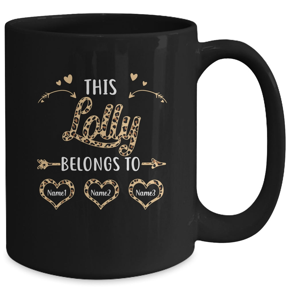 Personalized This Lolly Belongs To Custom Lolly Kids Name Leopard Mothers Day Birthday Christmas Mug | siriusteestore