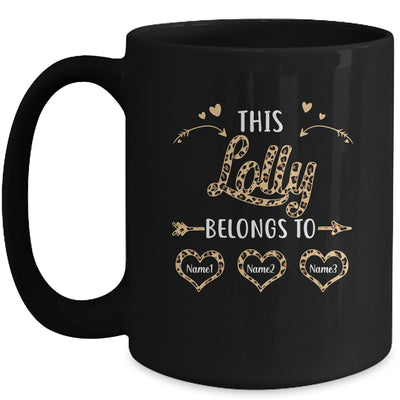 Personalized This Lolly Belongs To Custom Lolly Kids Name Leopard Mothers Day Birthday Christmas Mug | siriusteestore