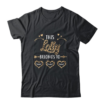 Personalized This Lolly Belongs To Kids Custom Lolly With Kid's Name Leopard For Women Mothers Day Birthday Christmas Shirt & Tank Top | siriusteestore