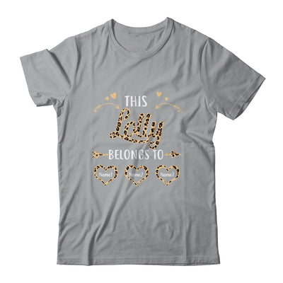 Personalized This Lolly Belongs To Kids Custom Lolly With Kid's Name Leopard For Women Mothers Day Birthday Christmas Shirt & Tank Top | siriusteestore