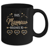 Personalized This Mamaw Belongs To Custom Mamaw Kids Name Leopard Mothers Day Birthday Christmas Mug | siriusteestore