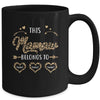 Personalized This Mamaw Belongs To Custom Mamaw Kids Name Leopard Mothers Day Birthday Christmas Mug | siriusteestore