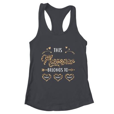 Personalized This Mamaw Belongs To Custom Mamaw Kids Name Leopard Mothers Day Birthday Christmas
