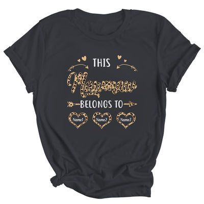 Personalized This Mawmaw Belongs To Custom Mawmaw Kids Name Leopard Mothers Day Birthday Christmas