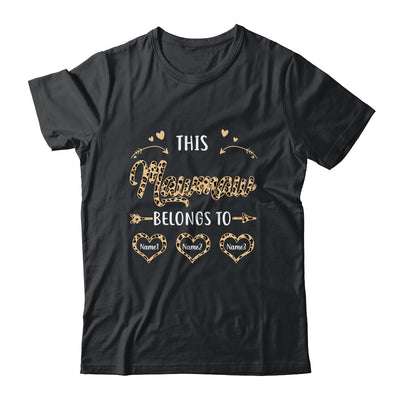 Personalized This Mawmaw Belongs To Kids Custom Mawmaw With Kid's Name Leopard For Women Mothers Day Birthday Christmas Shirt & Tank Top | siriusteestore