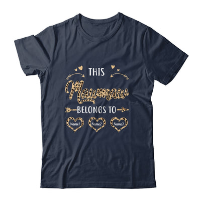 Personalized This Mawmaw Belongs To Kids Custom Mawmaw With Kid's Name Leopard For Women Mothers Day Birthday Christmas Shirt & Tank Top | siriusteestore