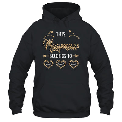 Personalized This Mawmaw Belongs To Kids Custom Mawmaw With Kid's Name Leopard For Women Mothers Day Birthday Christmas Shirt & Tank Top | siriusteestore