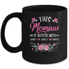 Personalized This Memaw Is Blessed With Kids Custom Memaw Name Flower Mothers Day Birthday Christmas Mug | siriusteestore