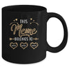 Personalized This Meme Belongs To Custom Meme Kids Name Leopard Mothers Day Birthday Christmas Mug | siriusteestore