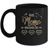 Personalized This Meme Belongs To Custom Meme Kids Name Leopard Mothers Day Birthday Christmas Mug | siriusteestore