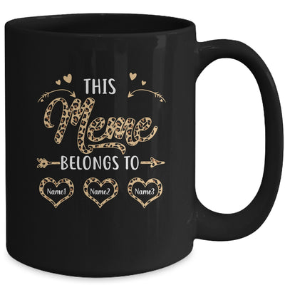 Personalized This Meme Belongs To Custom Meme Kids Name Leopard Mothers Day Birthday Christmas Mug | siriusteestore