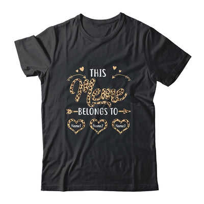 Personalized This Meme Belongs To Kids Custom Meme With Kid's Name Leopard For Women Mothers Day Birthday Christmas Shirt & Tank Top | siriusteestore