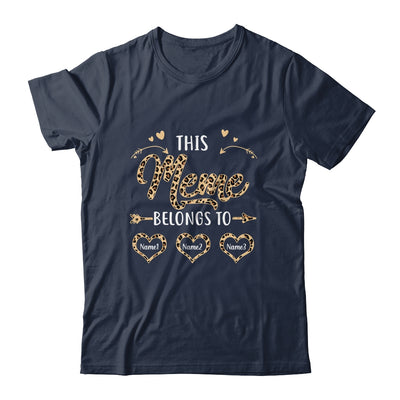 Personalized This Meme Belongs To Kids Custom Meme With Kid's Name Leopard For Women Mothers Day Birthday Christmas Shirt & Tank Top | siriusteestore