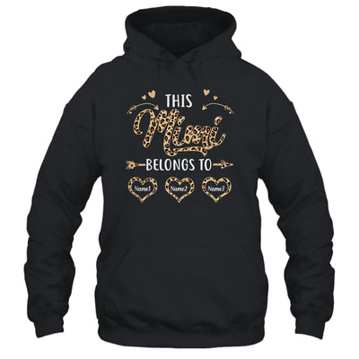 Personalized This Mimi Belongs To Kids Custom Mimi With Kid's Name Leopard For Women Mothers Day Birthday Christmas Shirt & Tank Top | siriusteestore