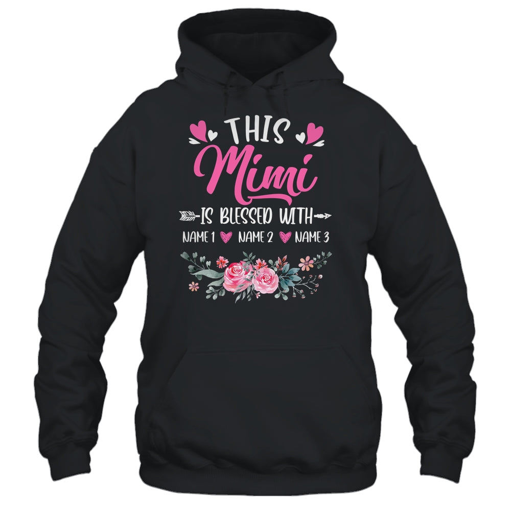 Personalized This Mimi Is Blessed With Kids Custom Mimi Name Flower Mothers Day Birthday Christmas Shirt & Tank Top | siriusteestore
