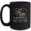 Personalized This Mom Belongs To Custom Mom Kids Name Leopard Mothers Day Birthday Christmas Mug | siriusteestore