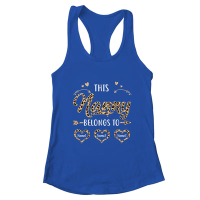 Personalized This Nanny Belongs To Custom Nanny Kids Name Leopard Mothers Day Birthday Christmas