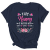 Personalized This Nanny Is Blessed With Kids Custom Nanny Name Flower Mothers Day Birthday Christmas Shirt & Tank Top | siriusteestore