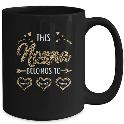 Personalized This Nonna Belongs To Custom Nonna Kids Name Leopard Mothers Day Birthday Christmas Mug | siriusteestore