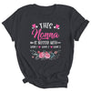 Personalized This Nonna Is Blessed With Kids Custom Nonna Name Flower Mothers Day Birthday Christmas Shirt & Tank Top | siriusteestore
