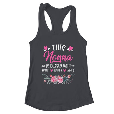 Personalized This Nonna Is Blessed With Kids Custom Nonna Name Flower Mothers Day Birthday Christmas