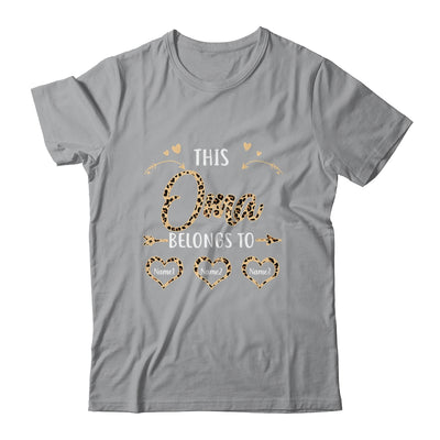 Personalized This Oma Belongs To Kids Custom Oma With Kid's Name Leopard For Women Mothers Day Birthday Christmas Shirt & Tank Top | siriusteestore