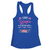 Personalized This Yiayia Is Blessed With Kids Custom Yiayia Name Flower Mothers Day Birthday Christmas Shirt & Tank Top | siriusteestore