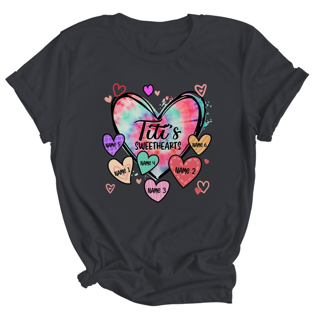 Personalized Titi Sweethearts Custom With Kids Name Valentines Day Mothers Day Birthday Christmas Shirt & Tank Top | siriusteestore