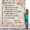 Personalized To Mom Blanket From Daughter Son I Love You Mail Letter for Keep Health Mom Birthday Mothers Day Christmas Customized Fleece Blanket | siriusteestore