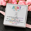 Alluring Beauty Necklace | Personalized To My Aunt Necklace From Niece Nephew We Squeezed This Necklace Aunt Birthday Mothers Day Christmas Jewelry Customized Gift Box Message Card | siriusteestore