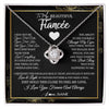 Love Knot Necklace | Personalized To My Beautiful Fiancee Necklace I May Not Be Your First Day Future Wife Valentines Day Birthday Christmas Customized Gift Box Message Card | siriusteestore