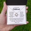 Love Knot Necklace | Personalized To My Beautiful Girlfriend Necklace From Boyfriend If I Could Give You Girlfriend Birthday Christmas Jewelry Customized Gift Box Message Card | siriusteestore