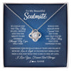 Love Knot Necklace | Personalized To My Beautiful Soulmate Necklace From Husband Hold This Close My Love Future Wife Birthday Valentine Christmas Customized Gift Box Message Card | siriusteestore