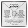 Forever Love Necklace | Personalized To My Beautiful Soulmate Necklace From Husband If I Could Give You Future Wife Birthday Anniversary Christmas Customized Gift Box Message Card | siriusteestore
