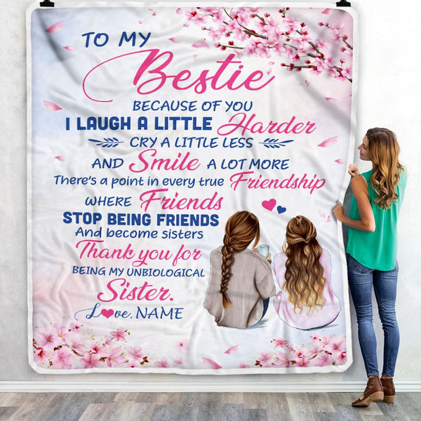 Personalized friend blanket clearance