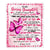 Personalized To My Bonus Daughter Blanket From Mom Stepmother Butterfly Family Isn't Always Blood Stepdaughter Birthday Christmas Customized Fleece Blanket | siriusteestore