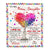 Personalized To My Bonus Daughter Blanket From Stepmother Colorful Tree Never Forget I Love You Stepdaughter Birthday Christmas Customized Fleece Blanket | siriusteestore