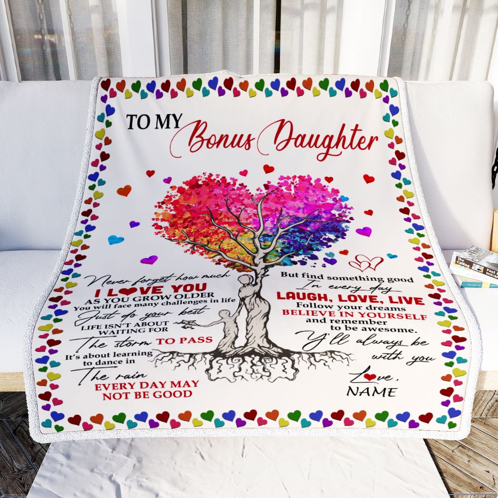 Family tree blanket daughter clearance