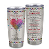 Personalized To My Bonus Daughter From Step Mom Stainless Steel Tumbler Cup Colorful Tree Never Forget I Love You Step Daughter Birthday Graduation Christmas Travel Mug | siriusteestore