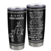 Personalized To My Bonus Daughter Viking Tumbler From Stepfather Stainless Steel Cup I Am So Proud Of You Runes Viking Stepdaughter Christmas Travel Mug | siriusteestore