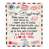 Personalized To My Boyfriend Blanket From Girlfriend I Love You Hugs Air Mail Letter Boyfriend Birthday Valentine's Day Christmas Customized Fleece Blanket | siriusteestore