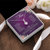 Alluring Beauty Necklace | Personalized To My Boyfriend's Mom Necklace I Will Forever Be Grateful To You Boyfriend's Mom Mother's Day Pendant Jewelry Customized Gift Box Message Card | siriusteestore
