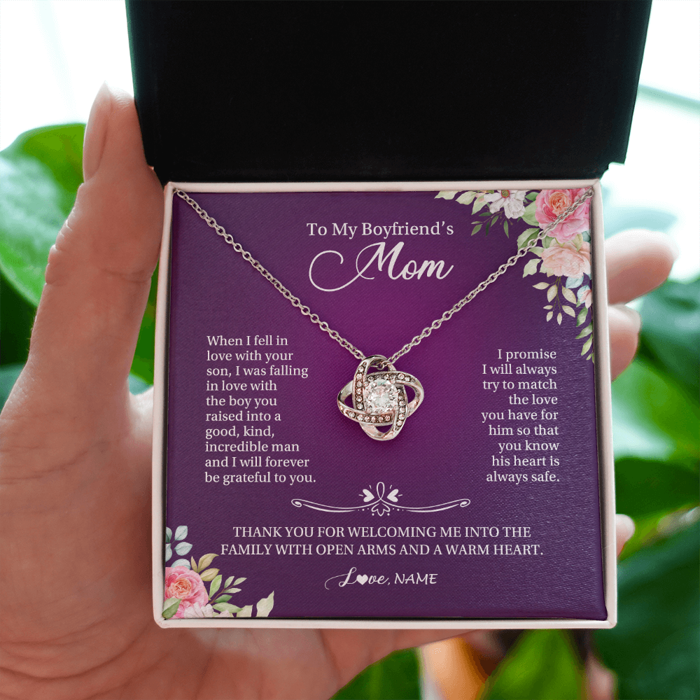 FOREVER LOVE NECKLACE Boyfriends Mom Gift, Gifts for Boyfriend's