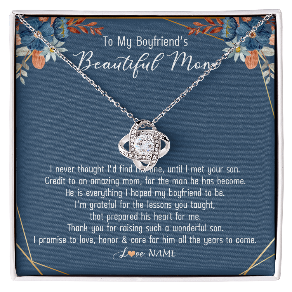 Quan Jewelry Mother and Son Otter Pendant Necklace, Gifts for Mom, Mother's Day, Handmade Gifts for Mom & Son with Inspirational Greeting Card