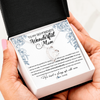 Forever Love Necklace | Personalized To My Boyfriend's Mom Necklace You Have Raised A Solid Man Boyfriends Mom Mother's Day Birthday Pendant Jewelry Customized Gift Box Message Card | siriusteestore