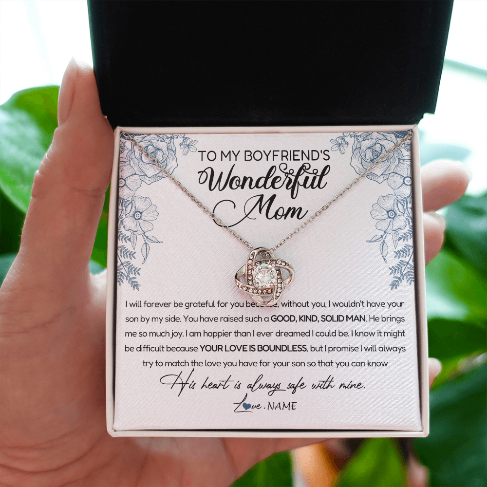 Personalized to My Beautiful Girlfriend Necklace from Boyfriend I May Not Be Your First Day Birthday Christmas Customized Gift Box Message Card