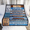 Personalized To My Cousin Blanket Proud Of You I Love You Wood Cousin Birthday Thanksgiving Christmas Customized Fleece Throw Blanket | siriusteestore