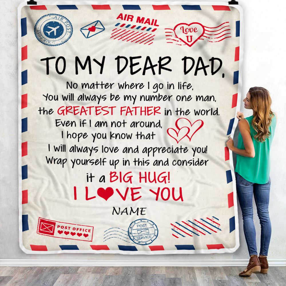 Fathers day blanket deals from daughter